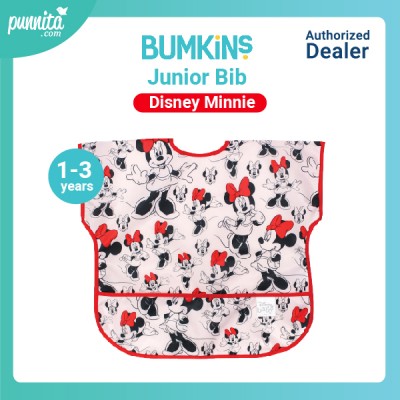 Bumkins ผ้ากันเปื้อนเด็ก รุ่น Junior Bib 1- 3 ขวบ ลาย Disney Minnie